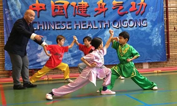 Children demonstrate Wushu & Health Qigong